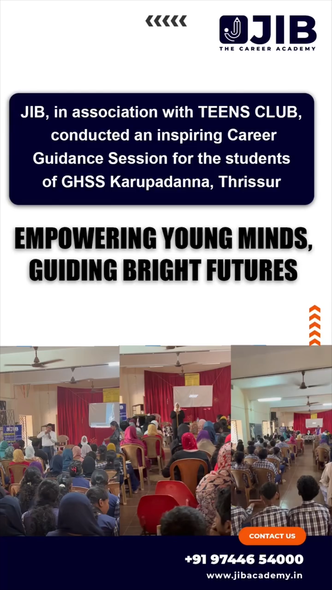 Career & Learning Session at GHSS Karupadanna