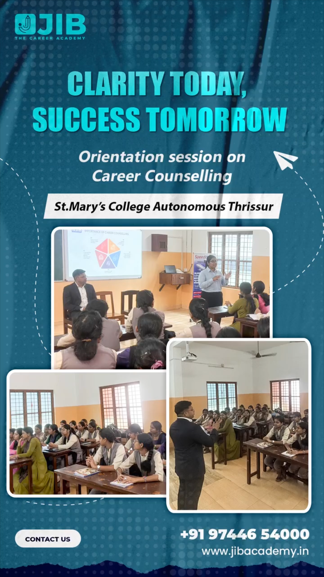 Orientation on Career Counselling & Future Opportunities at St. Mary's College, Thrissur